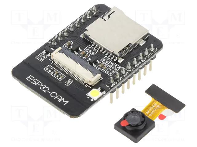 WiFi; pin strips,USB micro; 4MBFLASH,4MBSRAM; 5VDC; Comp: ESP32-S DFROBOT DF-DFR0602