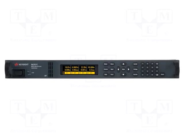 Power supply: housing for modular power system; 1.2kW; rack 19" KEYSIGHT N6702C