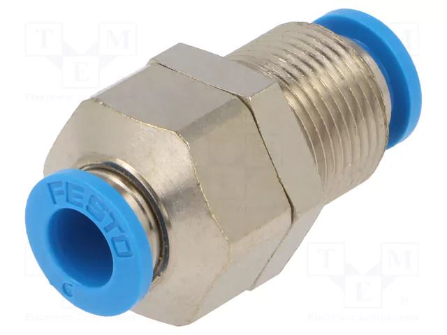 Push-in fitting; threaded,straight; -0.95÷6bar; Thread: M14 FESTO QSS-6-F