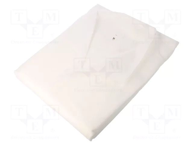 Coat; ESD; S (unisex); 1pcs; Features: disposable; white STATICTEC PRT-STC1152