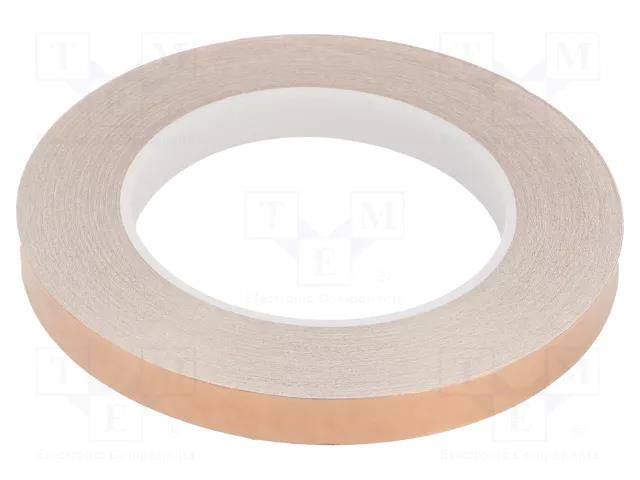 Tape: electrically conductive; ESD; L: 33m; W: 12mm; Thk: 0.05mm STATICTEC PRT-STP1412