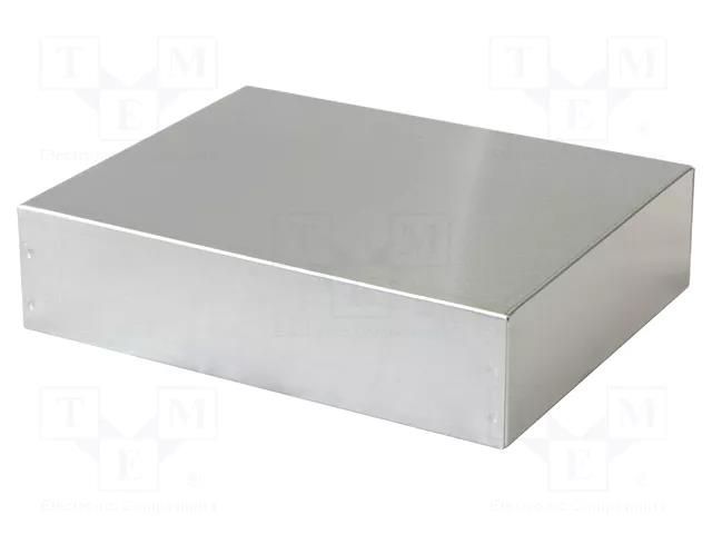 Enclosure: enclosure base; X: 203mm; Y: 254mm; Z: 64mm; 1444; natural HAMMOND HM-1444-10825