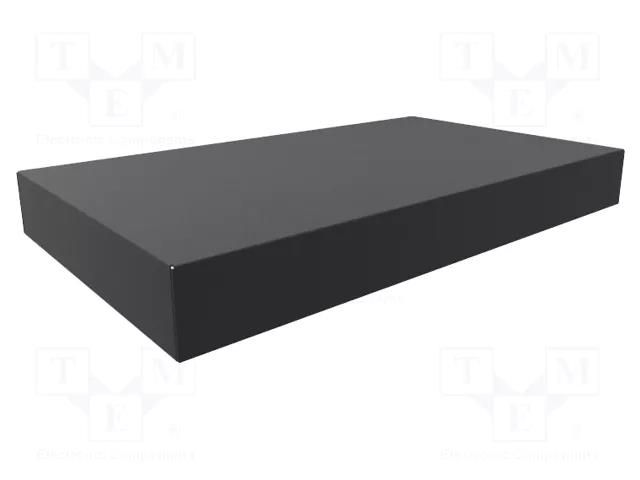 Enclosure: enclosure base; X: 254mm; Y: 432mm; Z: 51mm; 1441; steel HAMMOND HM-1441-30BK3