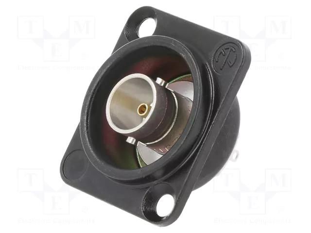 connector BNC BULKHEAD SOLD.ISOL.D-HOUSE BL NEUTRIK NTR-NBB75DSIB
