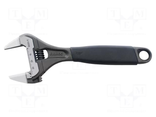 Wrench; adjustable; Jaw capacity: 38mm; Overall len: 218mm; ERGO® BAHCO SA.9031-T