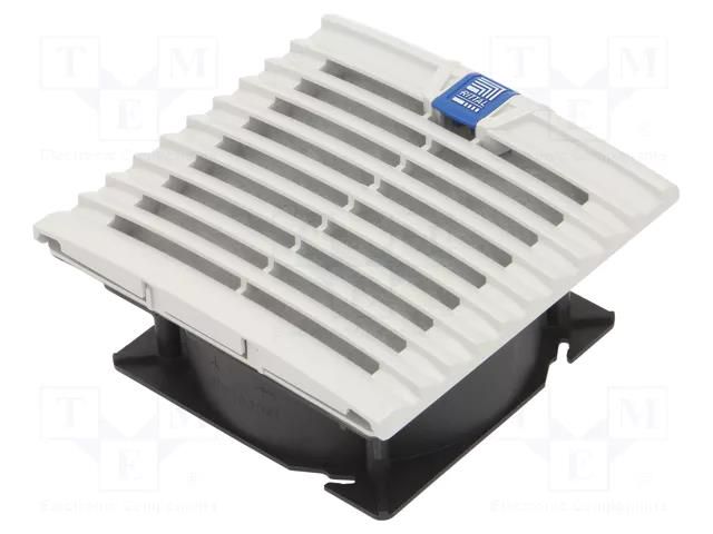 Fan: EC; 200/240VAC; 55m3/h; 49dBA; IP54,IP56; 148.5x148.5x16mm RITTAL RITTAL-3238500