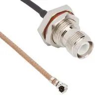 CABLE ASSY, AMC PLUG-TNC BKHD JK, 200MM 095-850-285-200