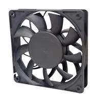 DC AXIAL FAN, BALL, 158.7CFM, 1.4A, 12V OD1225-12HBVXE10A