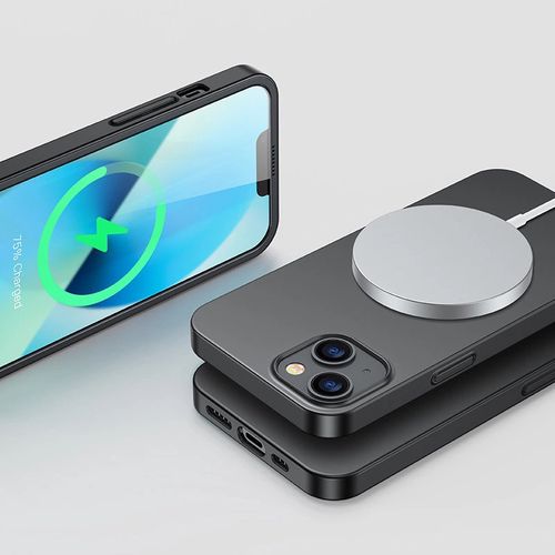 Joyroom 360 Full Case front and back cover for iPhone 13 + tempered glass screen protector black (JR-BP927 black), Joyroom 6941237161543 6941237161543