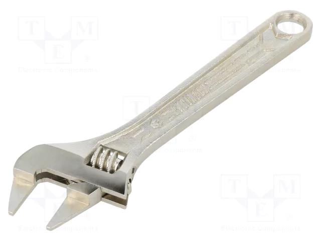 Wrench; adjustable; Jaw capacity: 24mm; Overall len: 164mm ENGINEER FUT.TWM-07
