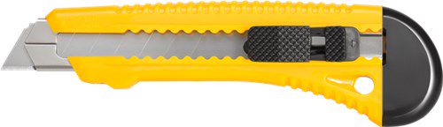 Multipurpose Knife, yellow - suitable for 18 mm wide snap-off blades 77105