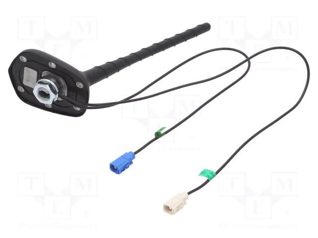 Antenna; car top,automotive; 0.2m; AM,FM,GPS; with amplifier 4CARMEDIA ANT.63