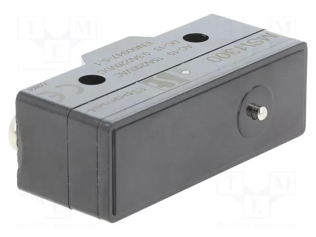 Microswitch SNAP ACTION; 15A/250VAC; 0.3A/220VDC; without lever SPAMEL MS1300