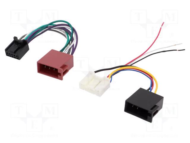 Connector; radio,ISO; Toyota 4CARMEDIA ZRS-234