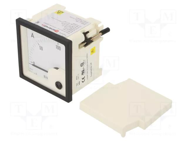 Ammeter; on panel; I DC: 0÷100A; Class: 1.5; 72x72mm CROMPTON - TE CONNECTIVITY E243-01A-G-09