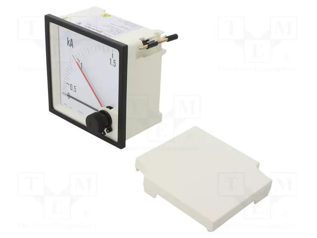 Ammeter; on panel; I AC: 0÷1.25kA,1.5kA; True RMS; Class: 3 CROMPTON - TE CONNECTIVITY E244-16A-G-39