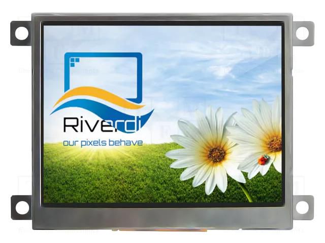 Display: TFT; 3.5"; 320x240; Illumin: LED; Dim: 77.7x64.7x7.05mm Riverdi SM-RVT3.5BCFWN00