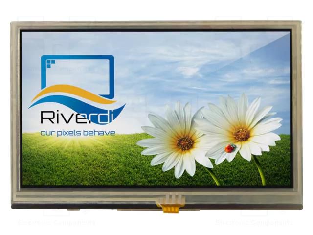 Display: TFT; 4.3"; 480x272; Illumin: LED; Dim: 105.5x67.2x7.45mm Riverdi SM-RVT4.3BCNWR00