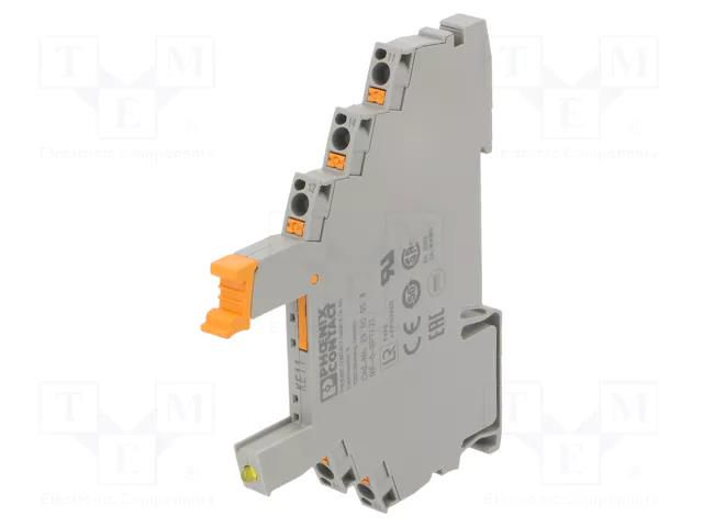 Socket; PIN: 5; for DIN rail mounting; -40÷85°C; 6.2x93x78mm PHOENIX CONTACT RIF-0-BPT/2