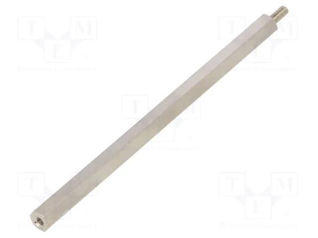 Screwed spacer sleeve; 100mm; Int.thread: M3; Ext.thread: M3 DREMEC TFM-M3X100/DR215