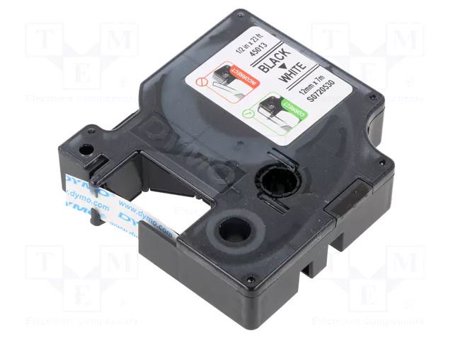 Tape; 12mm; 7m; white; Character colour: black; 10pcs. DYMO DYMO.2093097