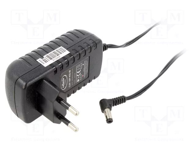 Power supply: switching; mains,plug-in; 9VDC; 1.5A; 13W; 84%; black CELLEVIA POWER CLW-1309-W2E-EB-L
