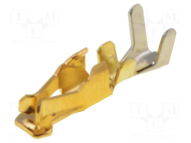 Contact; female; selectively gold plated; 30AWG÷24AWG; crimped MOLEX MX-50394-8051