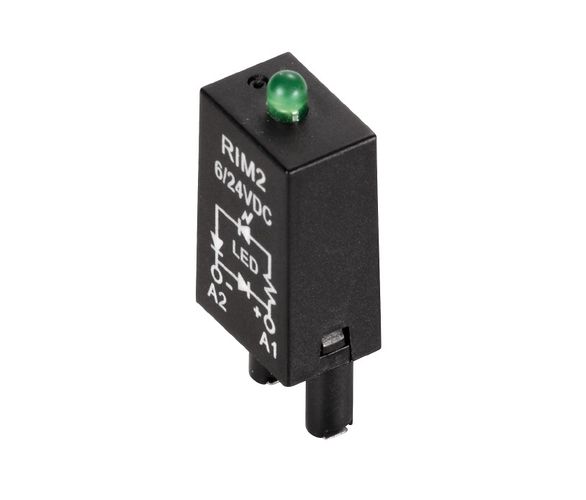 RIM 2 6/24VDC, Free-wheel diode, LED indication, 6 - 24 VDC, Weidmuller 7760056015