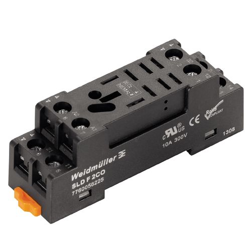 SLD F 2CO, D-SERIES DRL, Screw socket for 1/2 CO contact, , 10 A, Weidmuller 7760056225 6944169634017