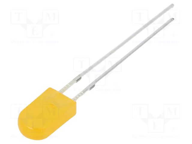 LED; orange; rectangular; 2.43x5x8.6mm; 150÷220mcd; 100°; 20mA OPTOSUPPLY OSO5JA7WA4B