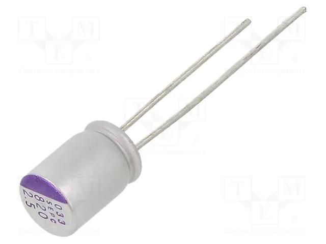 Capacitor: polymer; 820uF; 2.5VDC; THT; ±20%; Ø6.3x9mm; OS-CON SEPC PANASONIC 2SEPC820MW