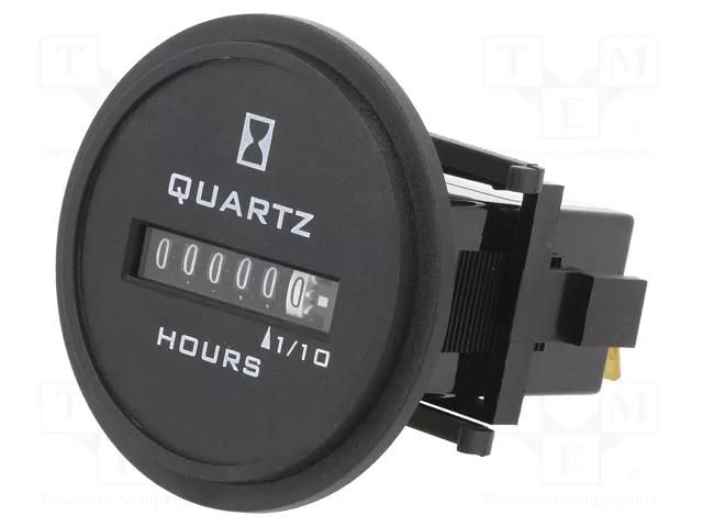 Counter: electromechanical; working time; mechanical indicator TRUMETER 722-0003