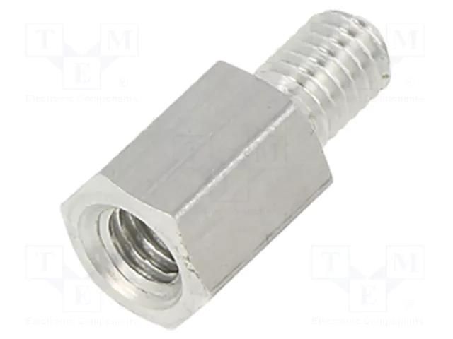 Screwed spacer sleeve; 10mm; Int.thread: M5; Ext.thread: M5 DREMEC TFM-M5X10/DR238