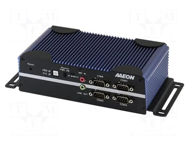 Industrial computer; 9÷24VDC; 10/100/1000 Base-TX x2; BOXER AAEON BOXER6616A21010