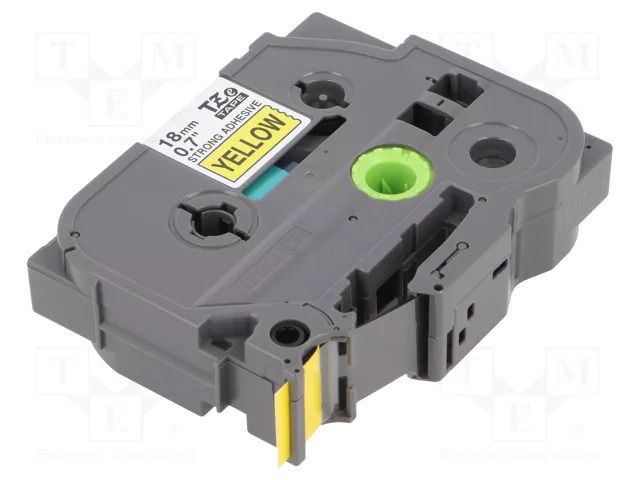 Tape; 18mm; 8m; yellow; Character colour: black; laminated,glued BROTHER BR-TZES641