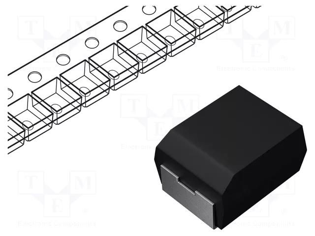 Capacitor: tantalum-polymer; low ESR; 33uF; 10VDC; 1311; ESR: 70mΩ KEMET T598B336M010ATE070