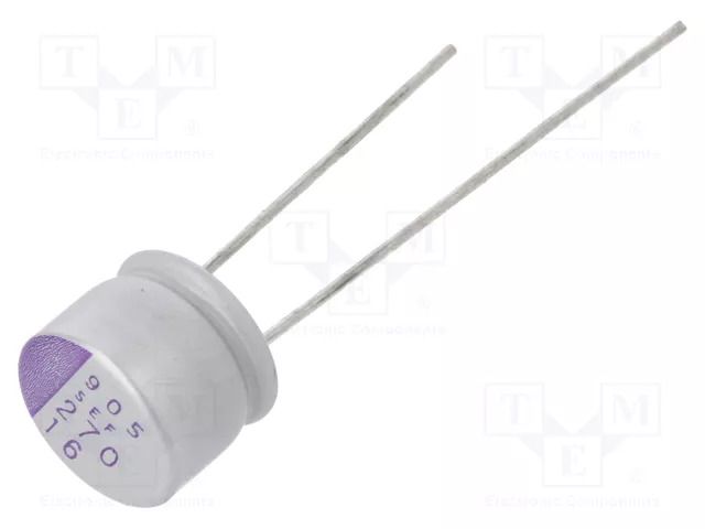 Capacitor: polymer; 270uF; 16VDC; THT; ±20%; Body dim: Ø8x7mm; 1000h PANASONIC 16SEF270M