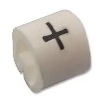 CABLE MARKER, Z13, +, WHT, PK100 6171936