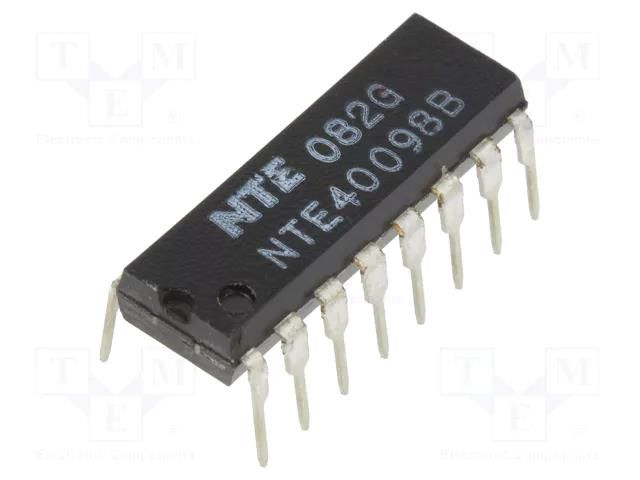 IC: digital; buffer,inverting; Ch: 6; THT; DIP16 NTE Electronics NTE40098B