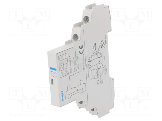Auxiliary contacts; Contacts: NC + NO HAGER MZ520N