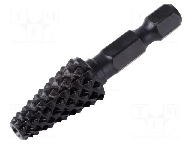 Rotary burr; Ø: 6÷12mm; tool steel; wood; Working part len: 22mm WOLFCRAFT WF4378000