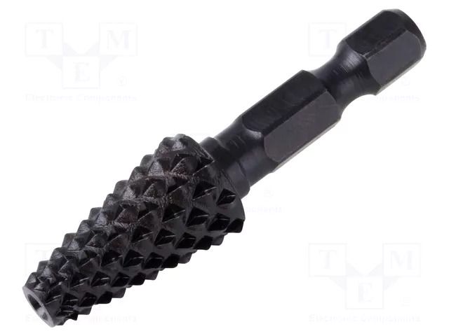 Rotary burr; Ø: 6÷12mm; tool steel; wood; Working part len: 22mm WOLFCRAFT WF4378000