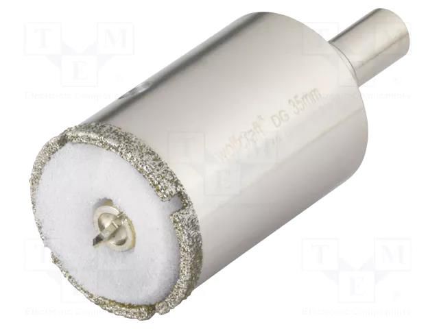 Diamond hole saw; glaze,ceramic tile; CERAMIC WOLFCRAFT WF5926000