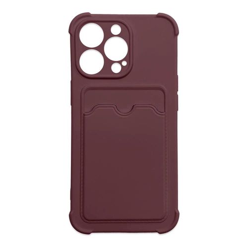 Card Armor Case Pouch Cover for iPhone 13 Mini Card Wallet Silicone Air Bag Armor Case Raspberry, Hurtel 5907769335242