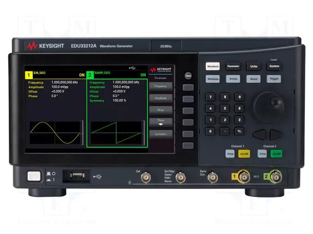Generator: arbitrary, function; 20MHz; LCD 7"; Ch: 2; 100÷240VAC KEYSIGHT EDU33212A
