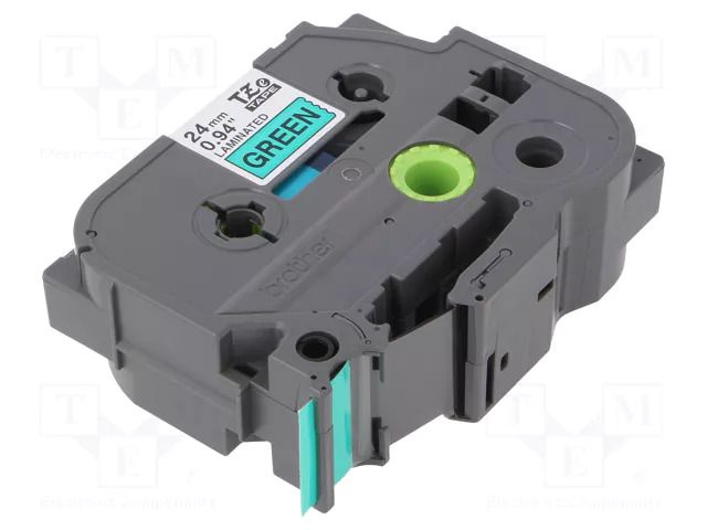 Tape; 24mm; 8m; green; Character colour: black; laminated,glued BROTHER BR-TZE751