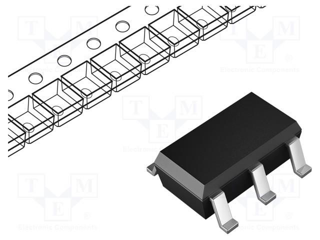 IC: digital; bilateral,SPST; CMOS,TTL; SMD; TSSOP5; 1.65÷5.5VDC NEXPERIA 74LVC1G66GW.125