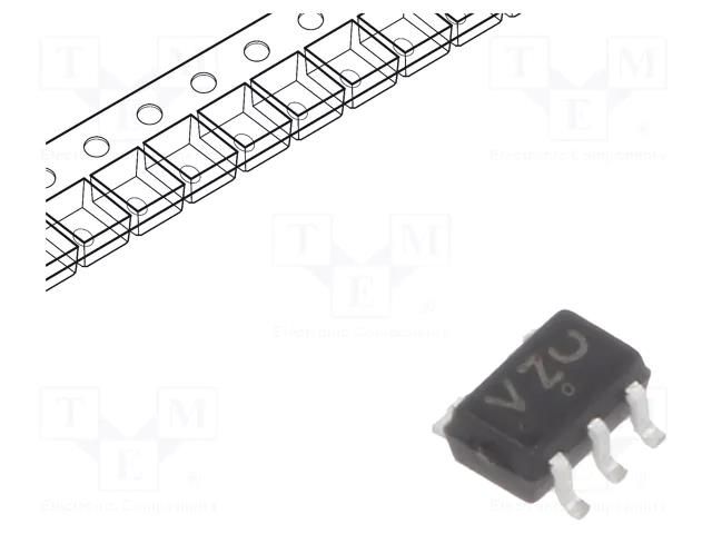 IC: digital; NAND; Ch: 1; IN: 2; CMOS; SMD; SC88A; 2÷5.5VDC; -55÷125°C ONSEMI M74VHC1G135DFT1G