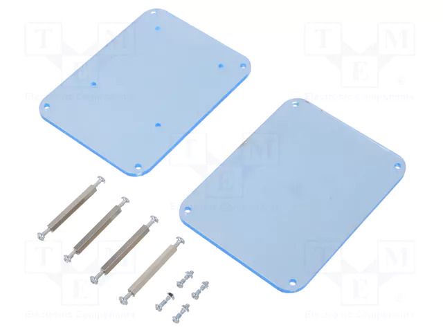 Enclosure: for computer; transparent; X: 80mm; Y: 110mm; Z: 45mm HIFIBERRY RHF-05409