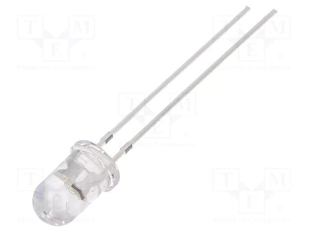 LED; blue; 5mm; blinking; 2000÷2500mcd; 30°; 3÷5VDC; 20mA; 1Hz OPTOSUPPLY OSB5SR5A31A-1.0HZ